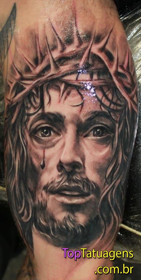 tatuaje religioso para hombre 34