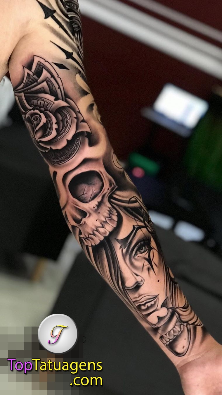 brazo lleno de tatuajes 06