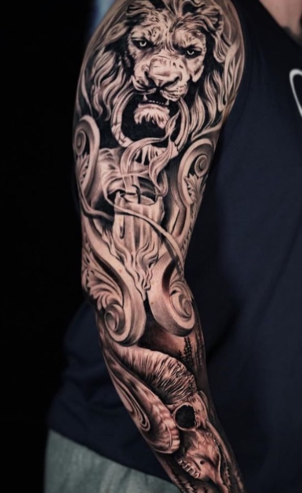 brazo lleno de tatuajes 14