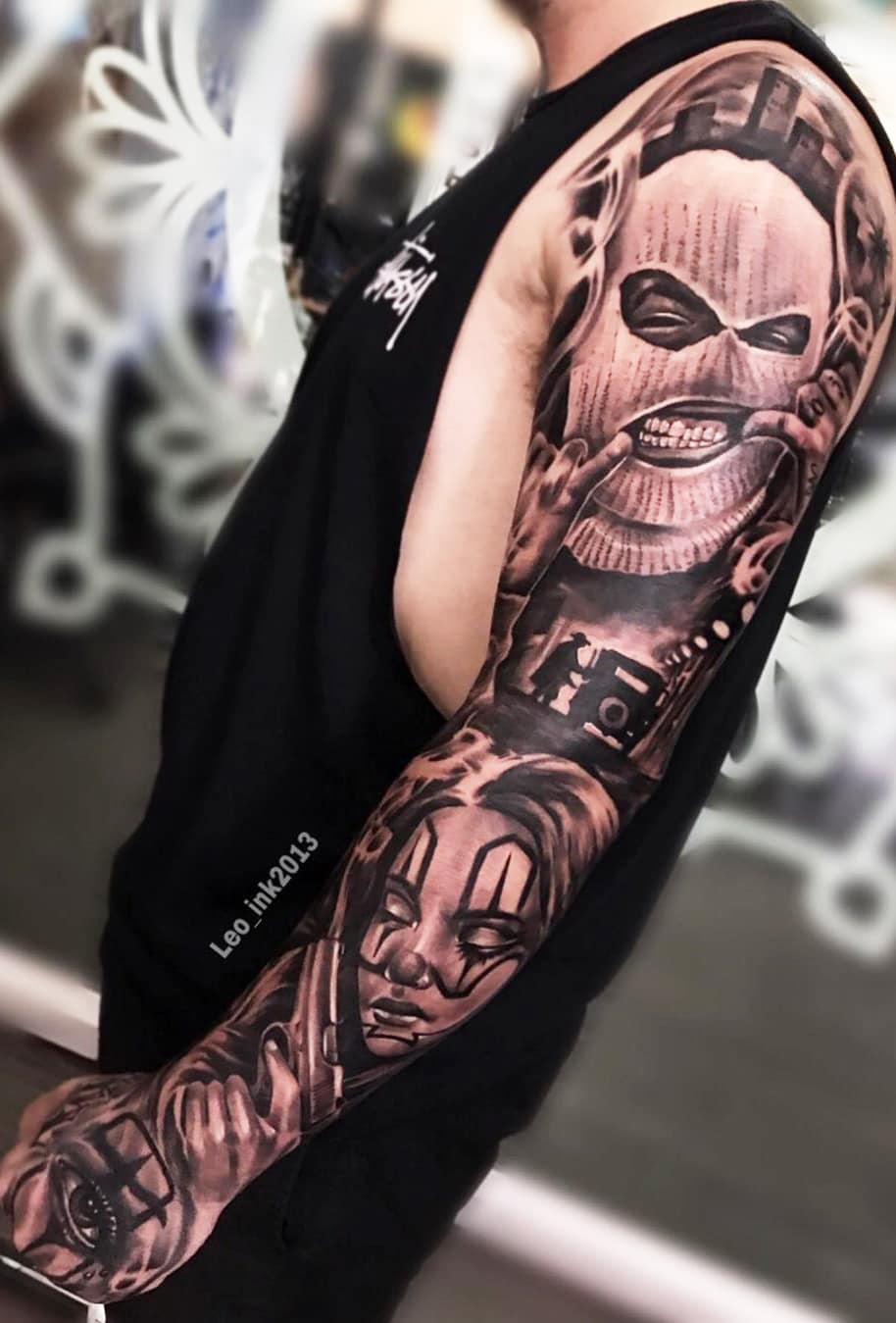 brazo lleno de tatuajes 17