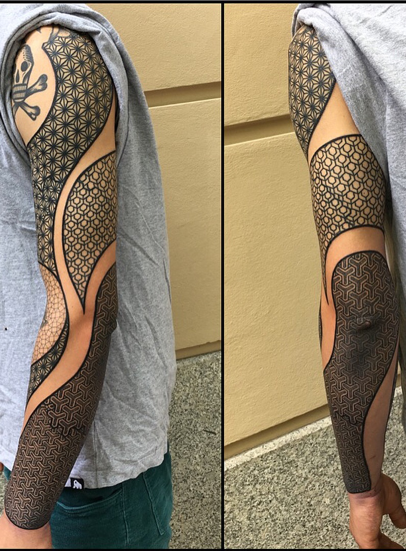 brazo lleno de tatuajes 82