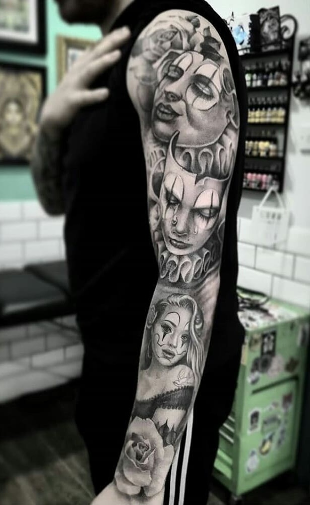 tattoo brazo completo en hombre 09