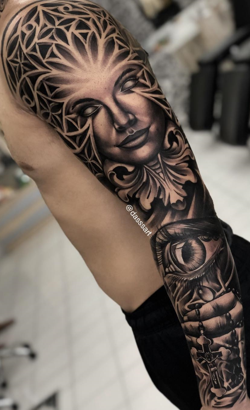 tattoo brazo completo en hombre 51