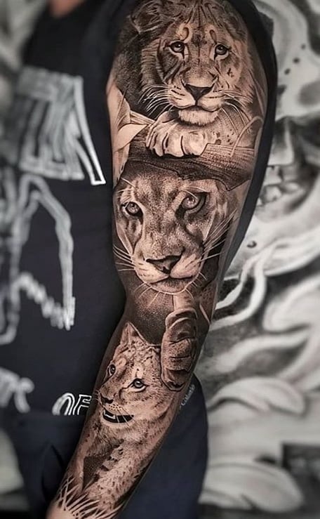 tattoo brazo completo en hombre 90