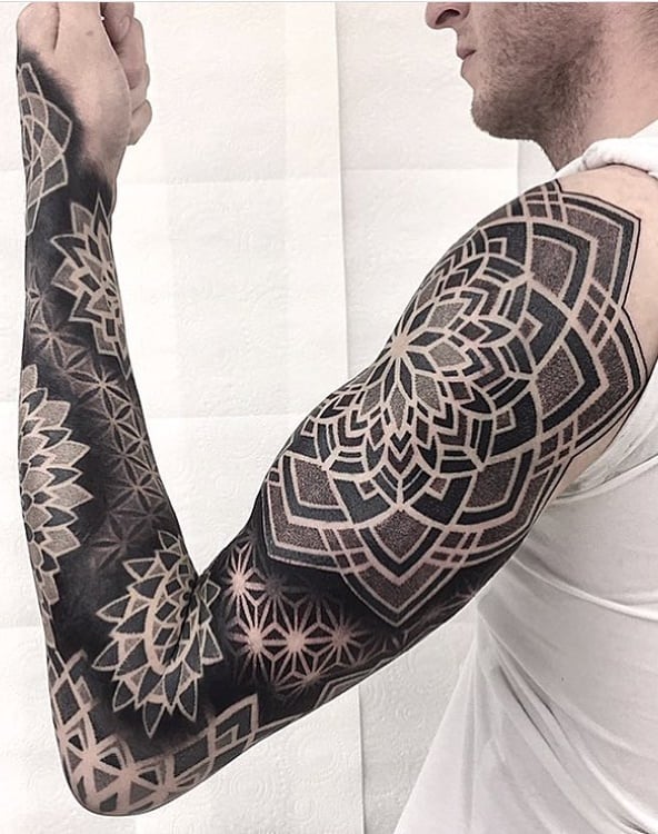 tattoo brazo completo en hombre 99