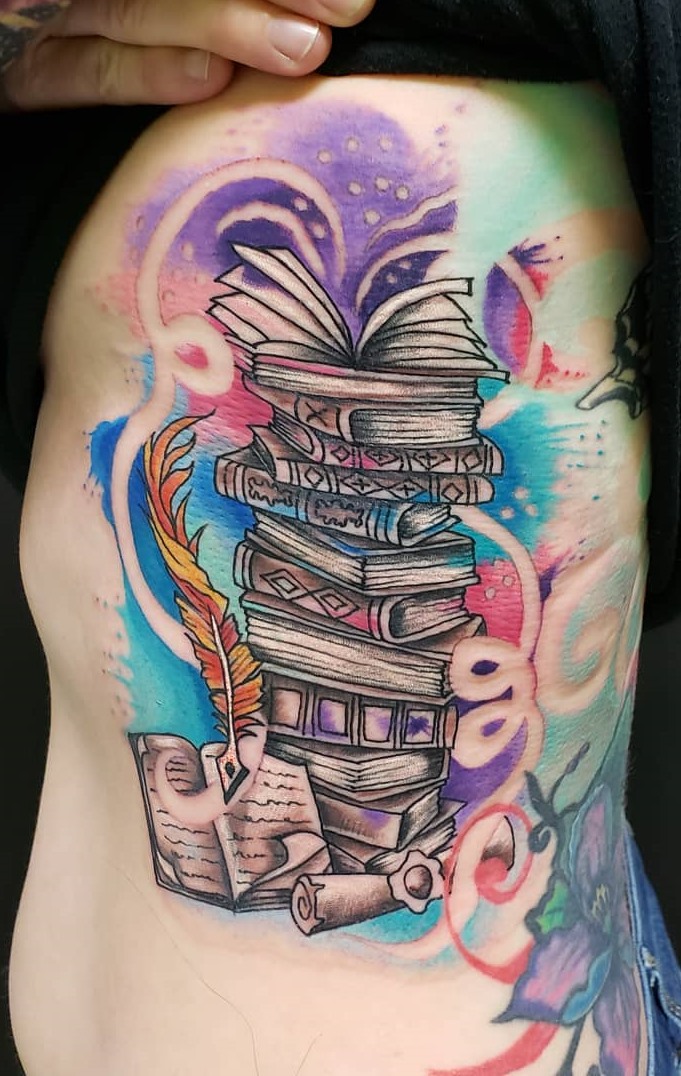 tattoo de libros 42