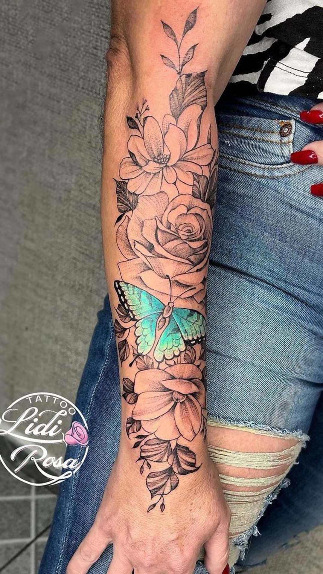 tattoo mariposa para mujer 101