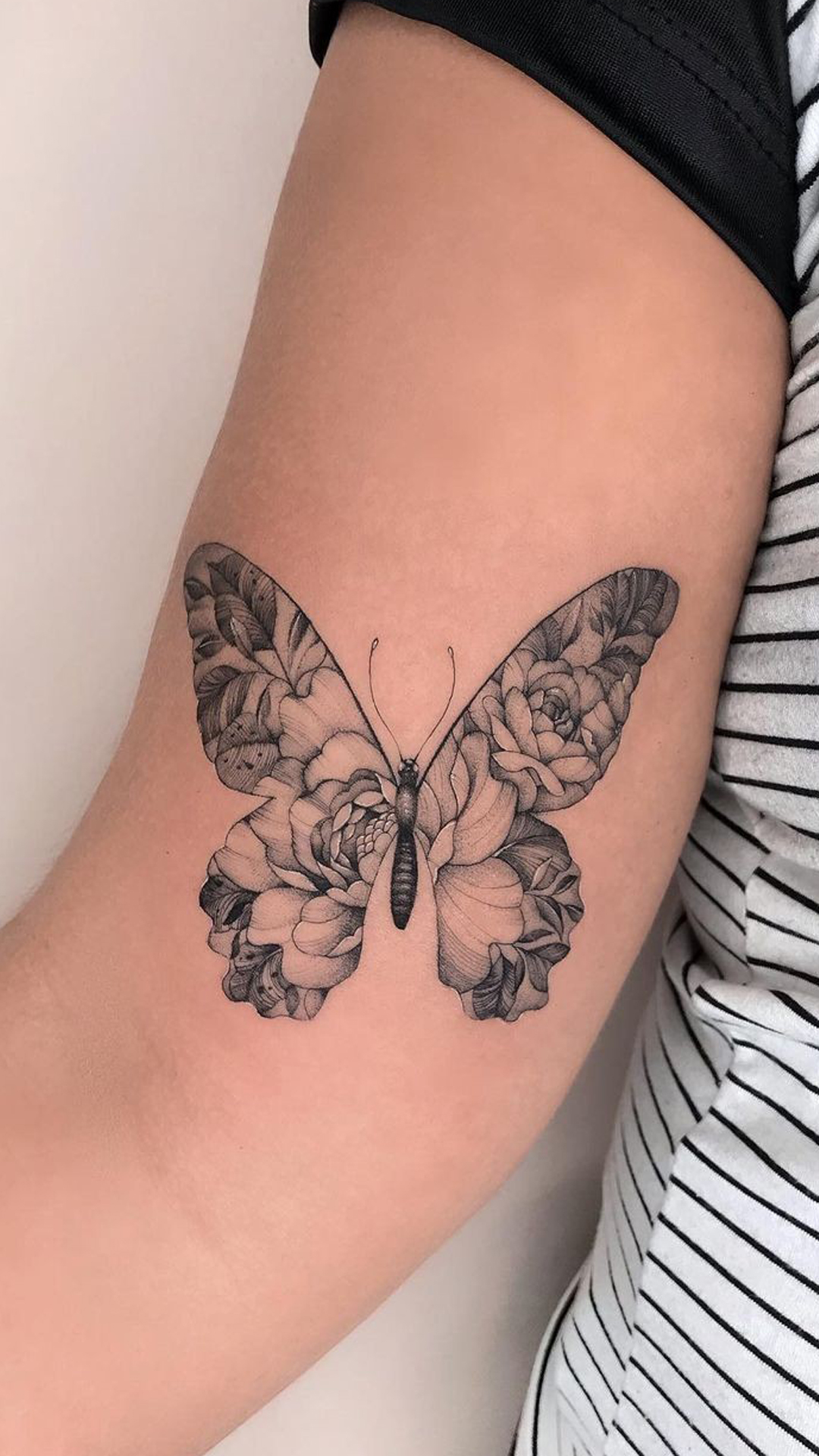 tattoo mariposa para mujer 103