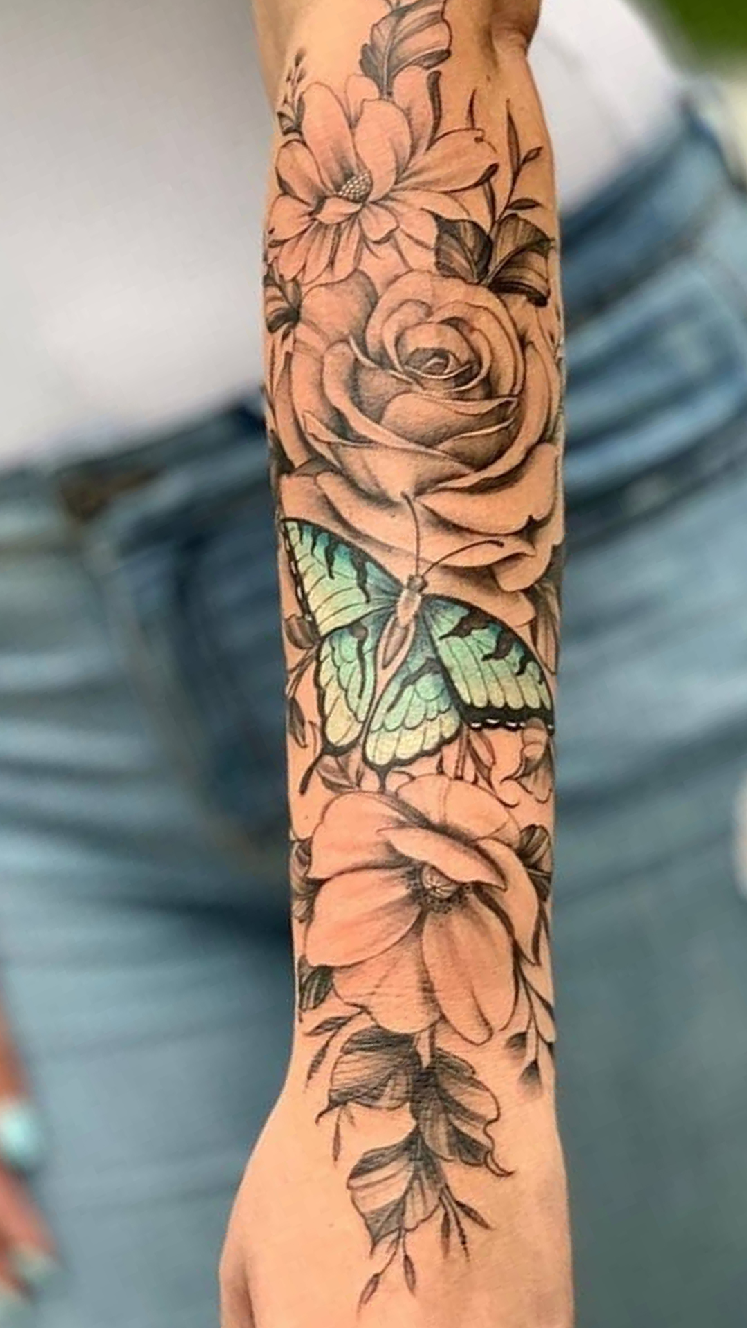 tattoo mariposa para mujer 106