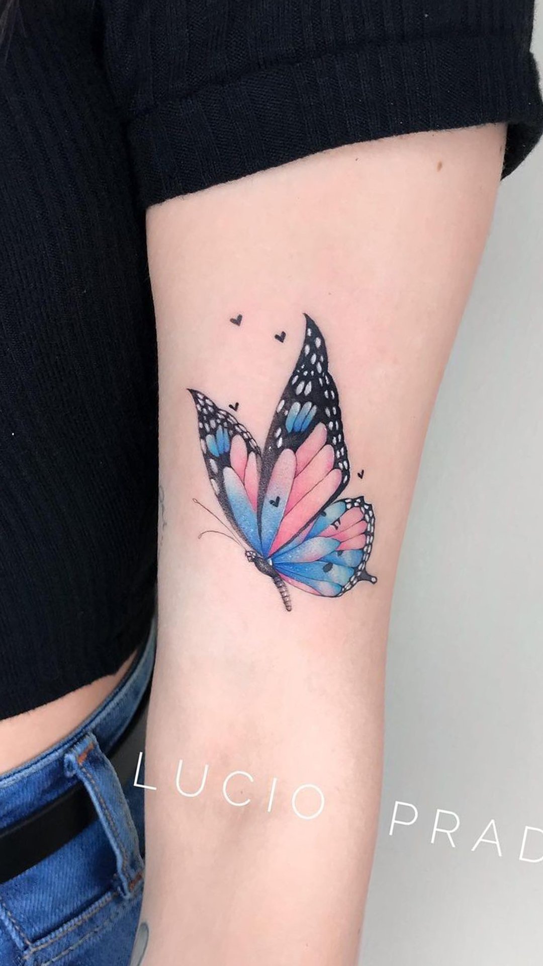 tattoo mariposa para mujer 115
