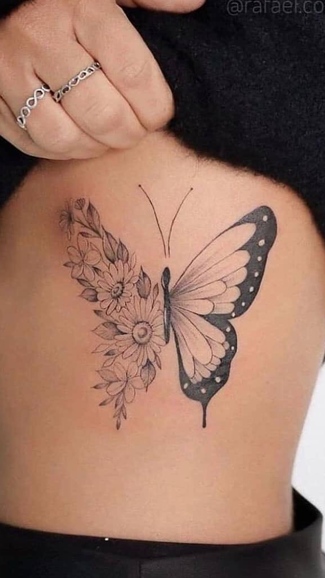 tattoo mariposa para mujer 14