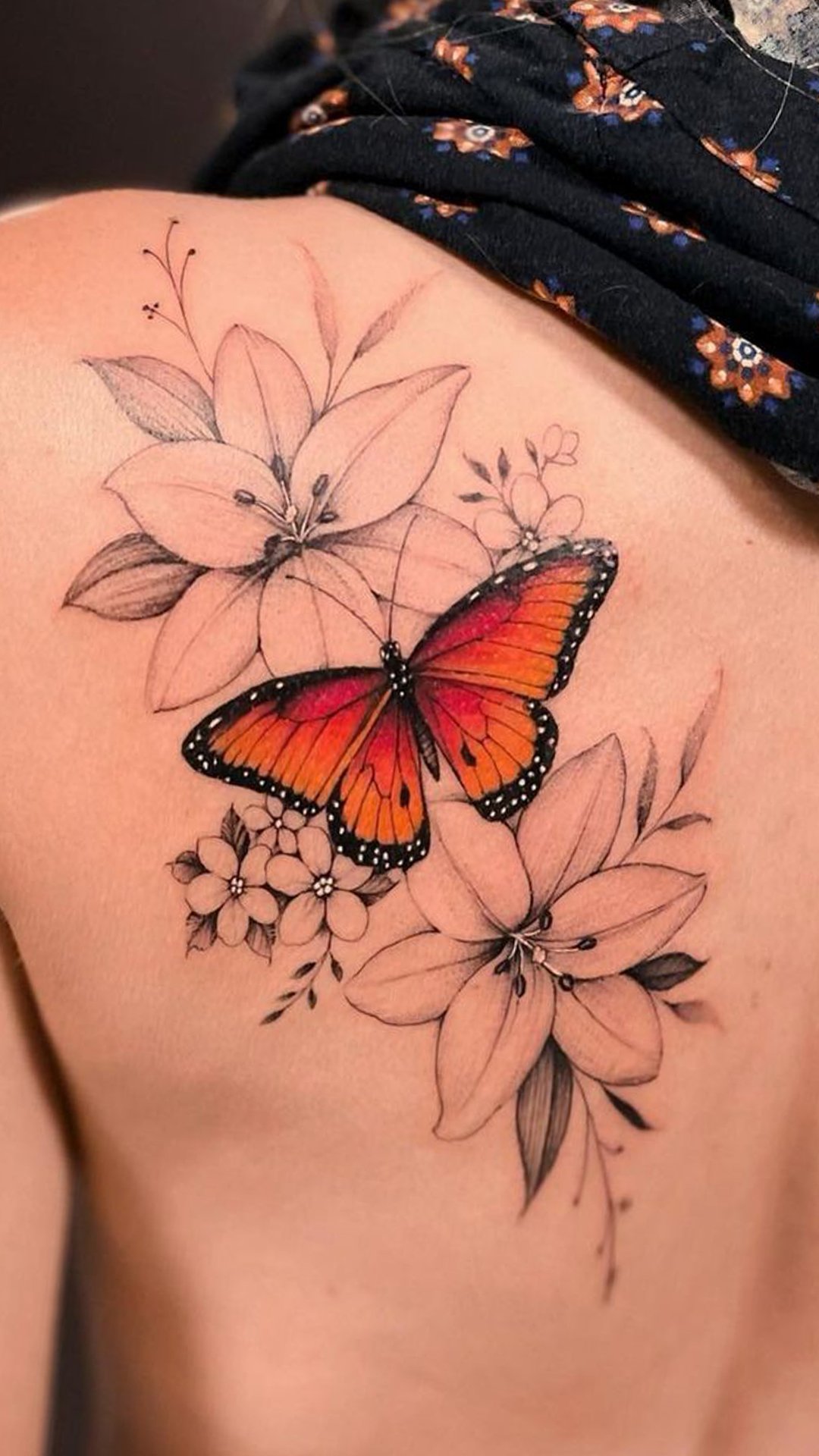 tattoo mariposa para mujer 26