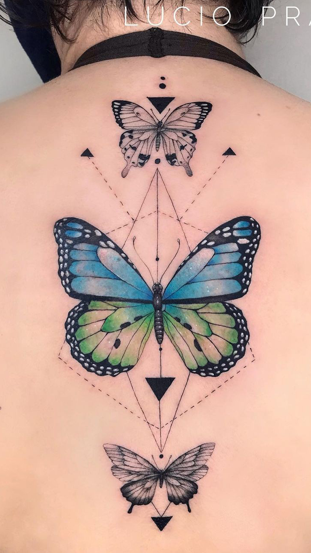 tattoo mariposa para mujer 37