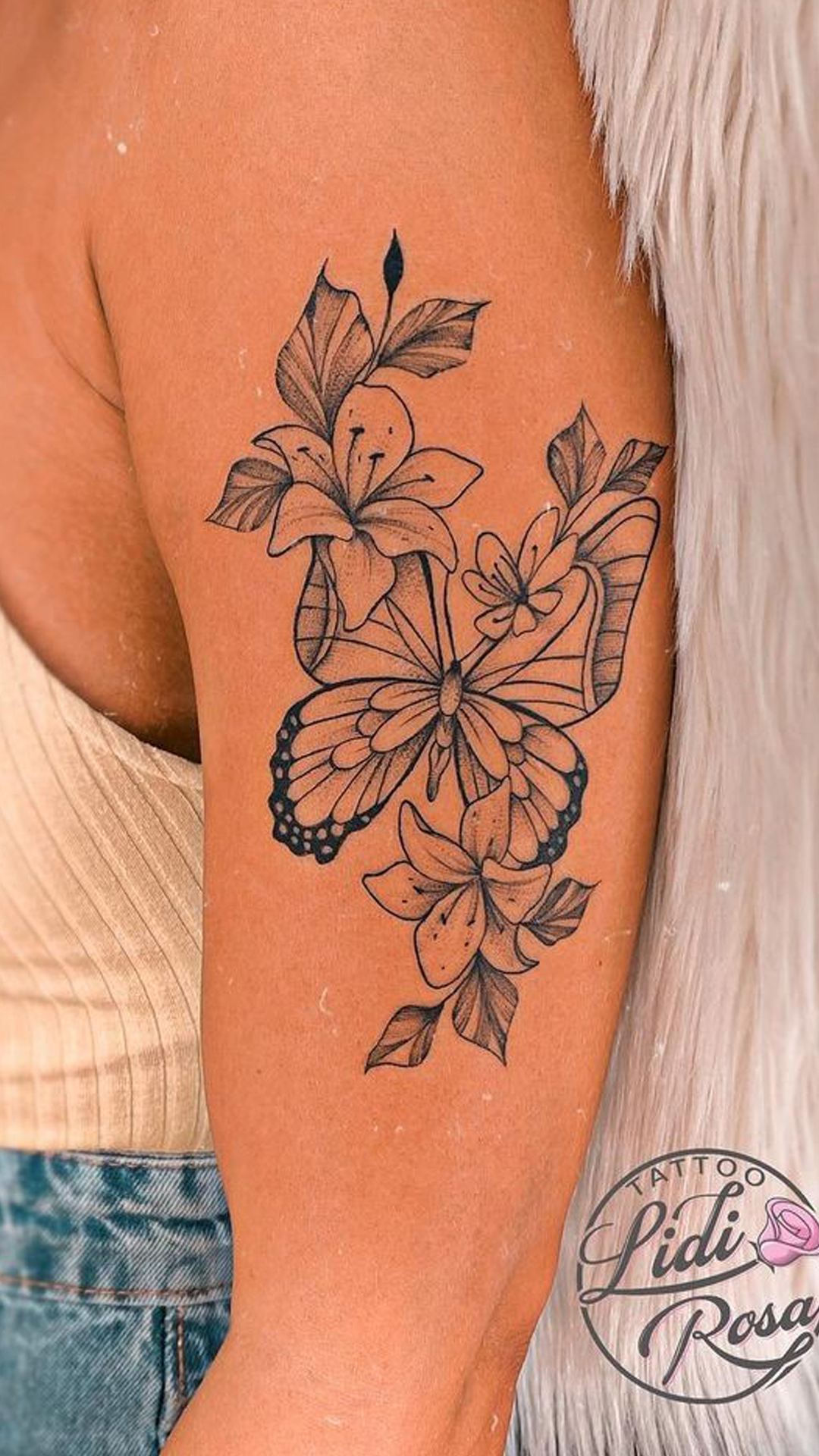 tattoo mariposa para mujer 51