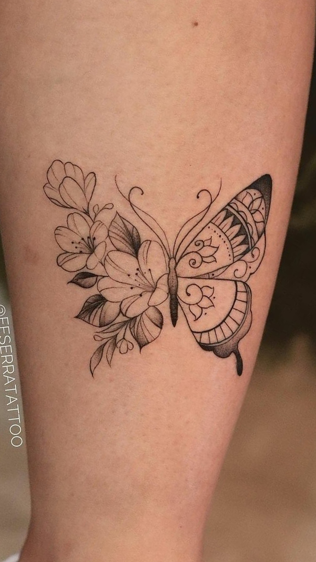 tattoo mariposa para mujer 58