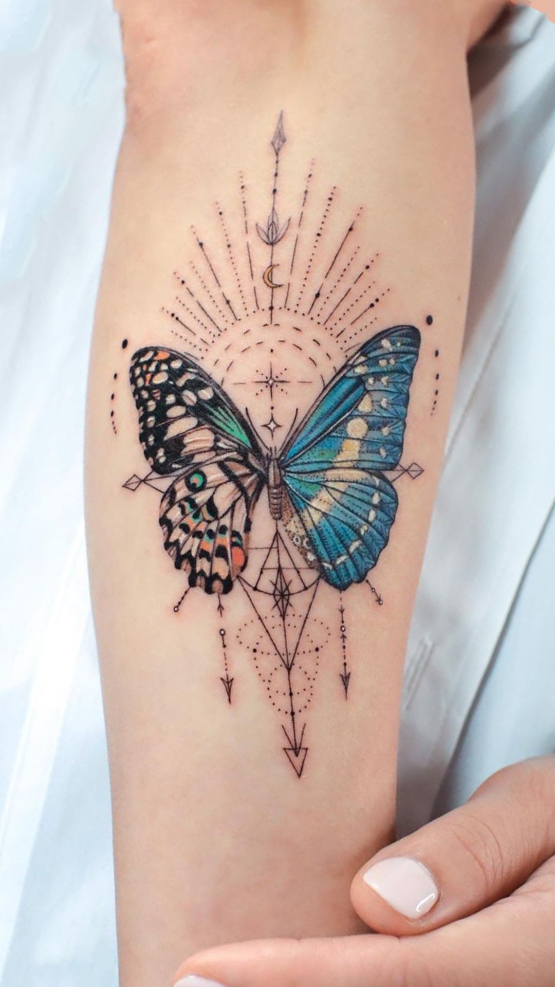 tattoo mariposa para mujer 66
