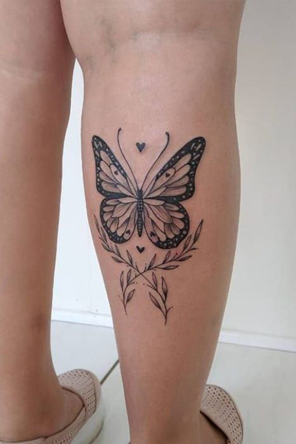 tattoo mariposa para mujer 75