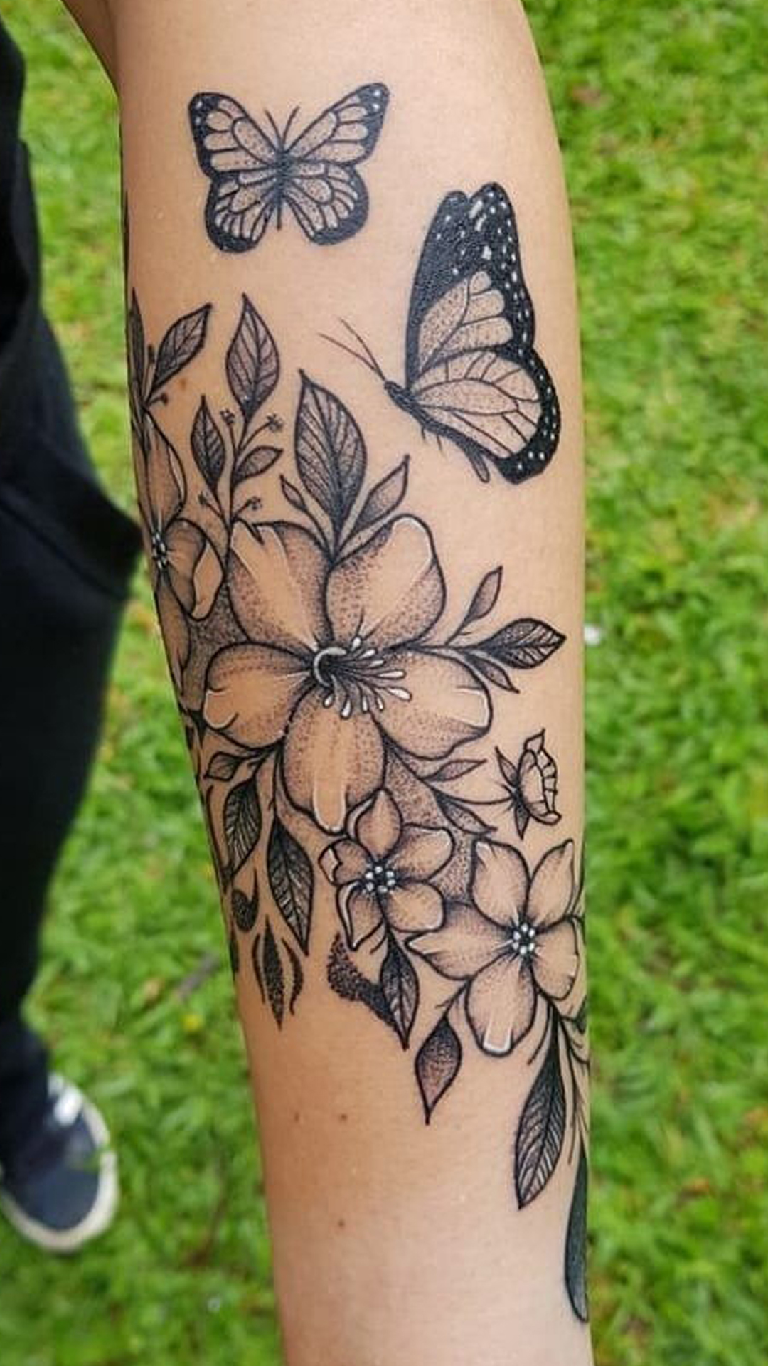 tattoo mariposa para mujer 90