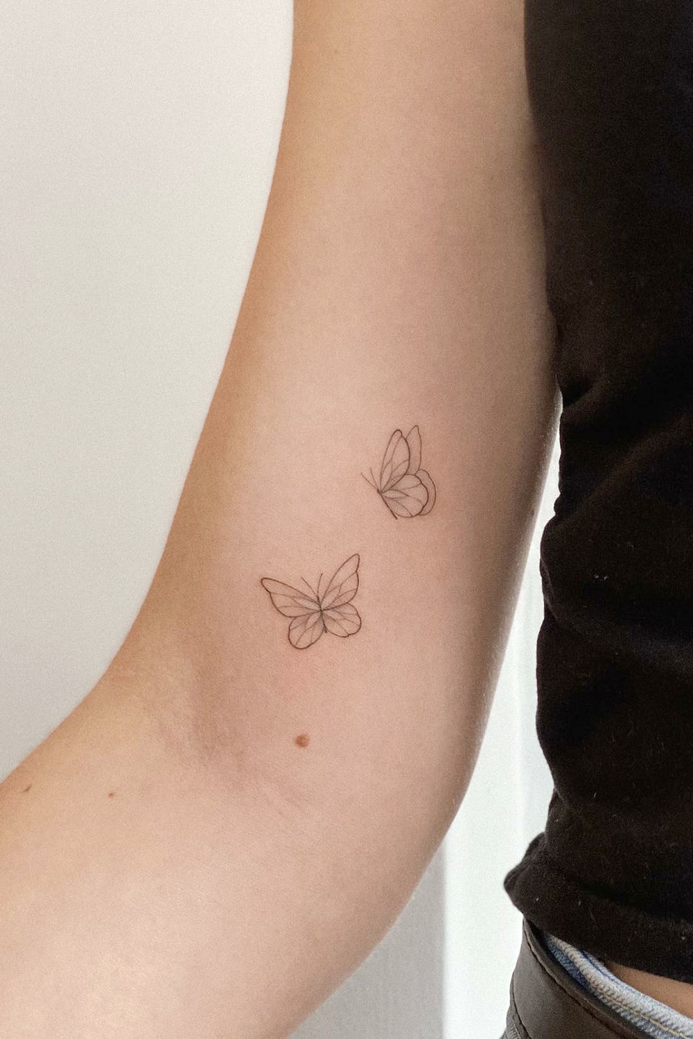 tattoo mariposa para mujer 93