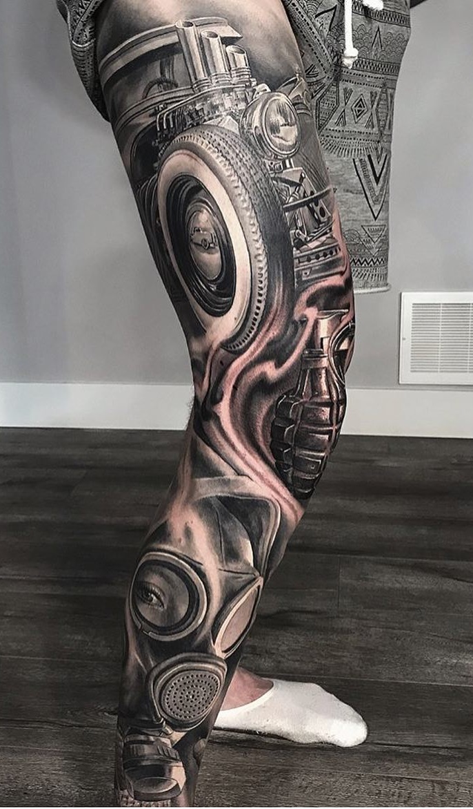 tattoo pierna para hombre 19