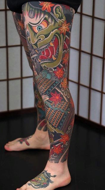 tattoo pierna para hombre 25
