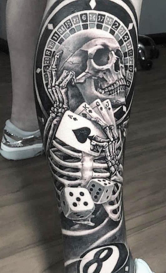tattoo pierna para hombre 64