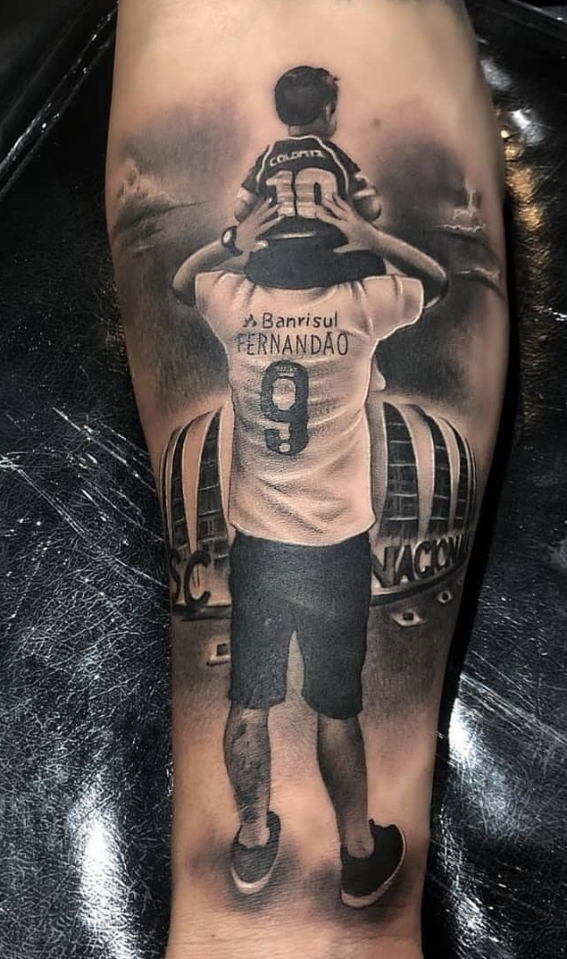 45 Tatuajes de Fútbol: Futbolistas, Escudos y mucho más