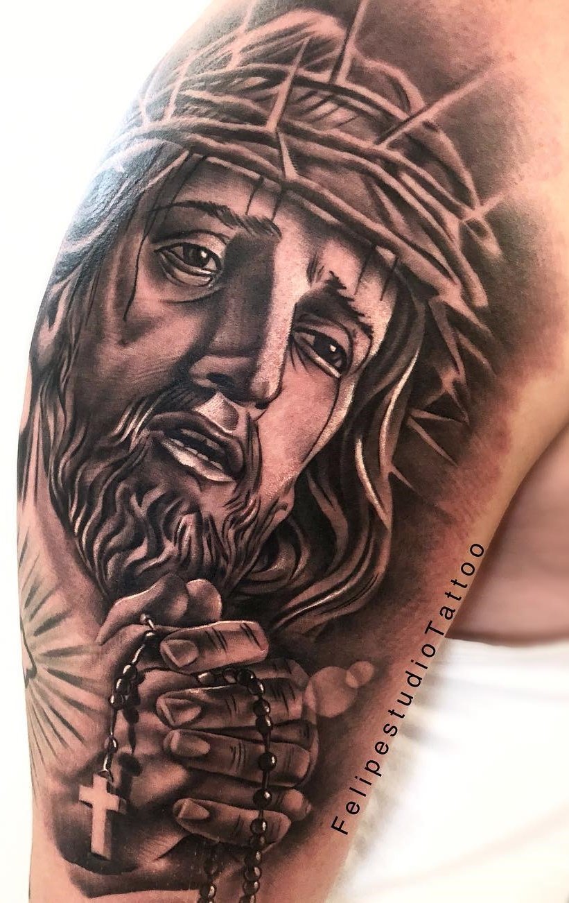 tattoo religioso para hombre 25