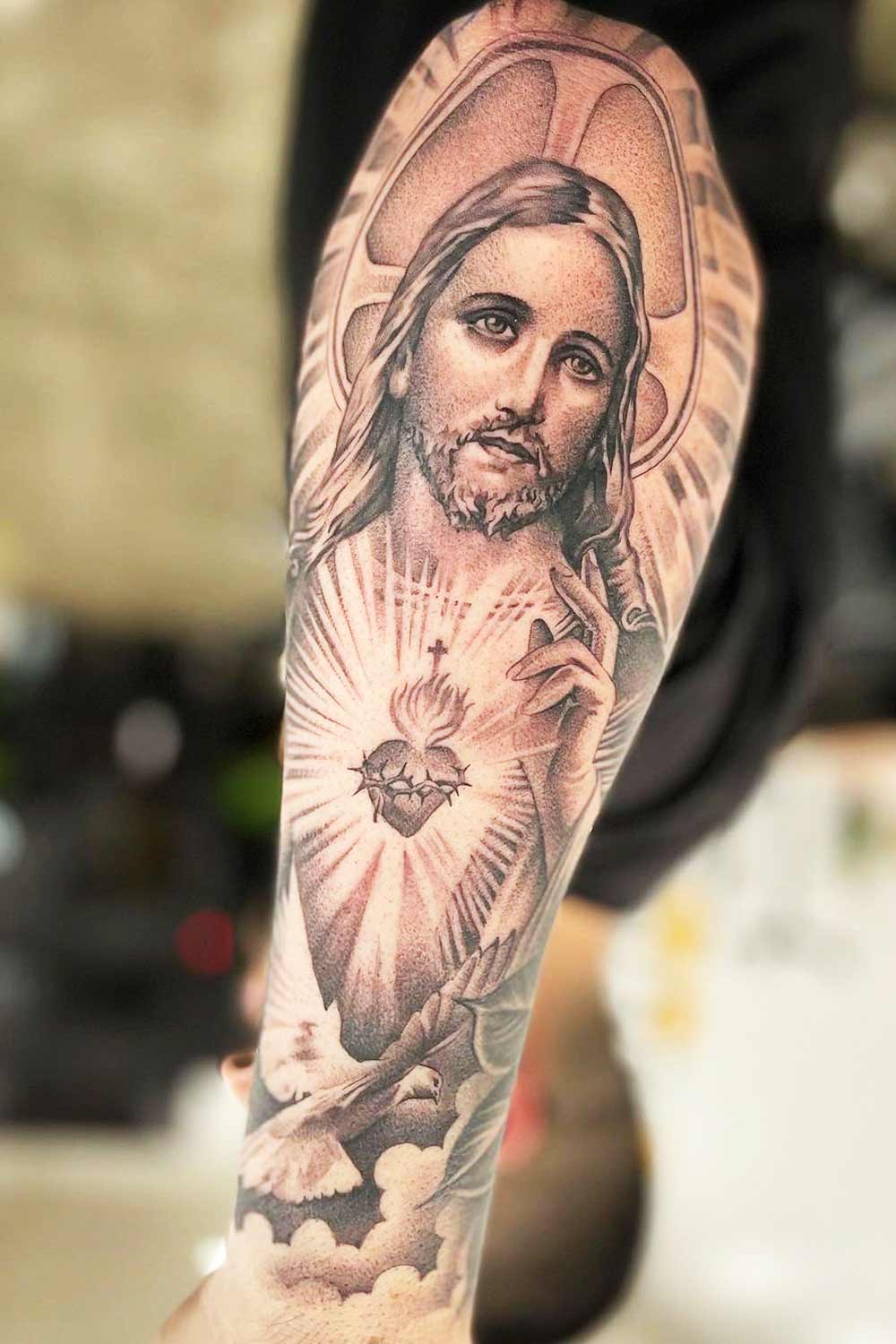 tattoo religioso para hombre 39