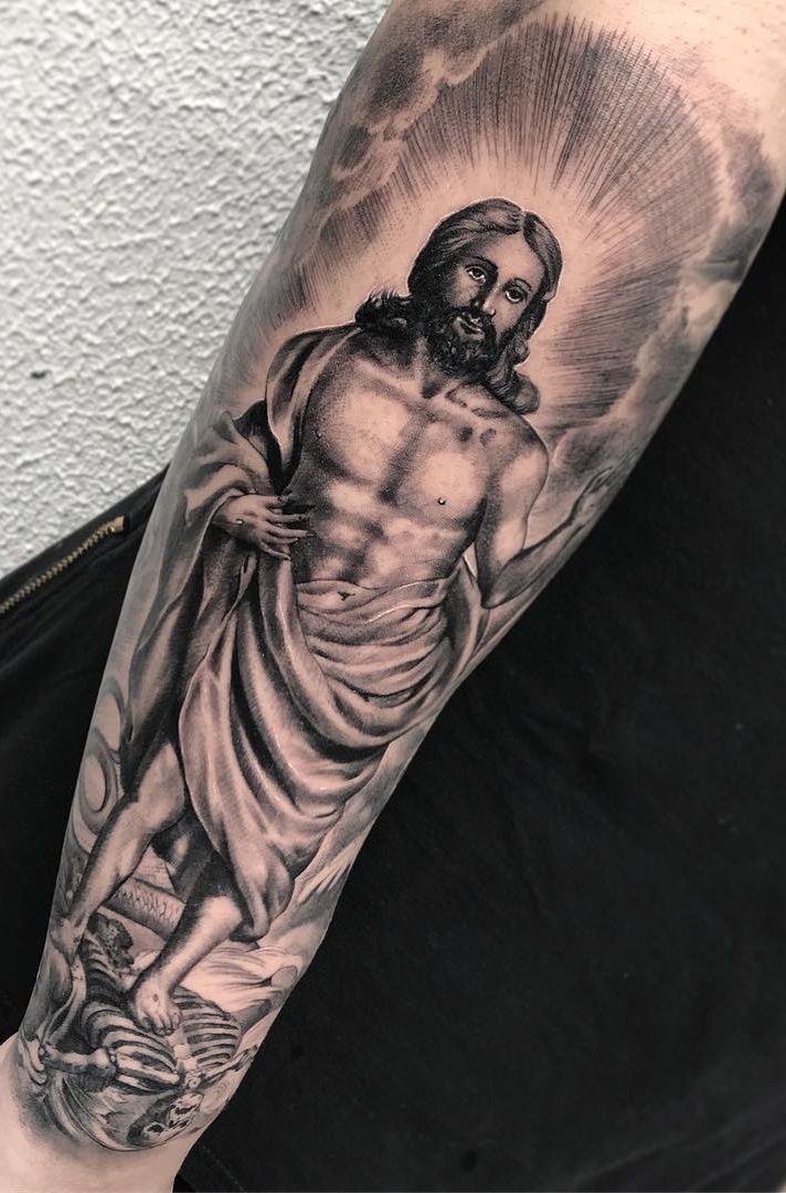 tattoo religioso para hombre 57