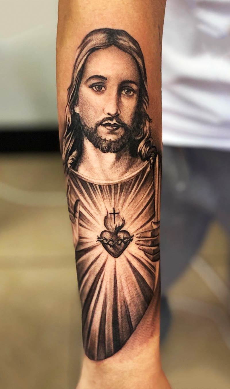 tattoo religioso para hombre 68