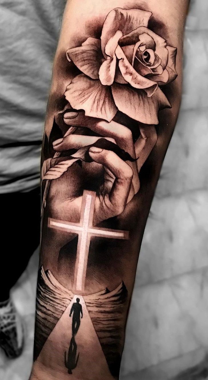 tattoo religioso para hombre 72