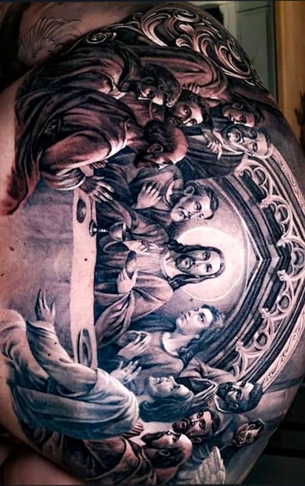 tattoo religioso para hombre 96