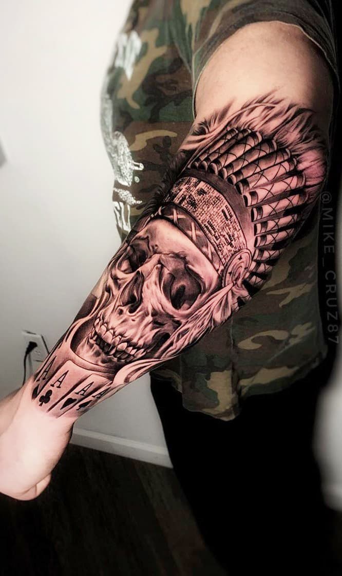 tatuaje calavera masculino 10