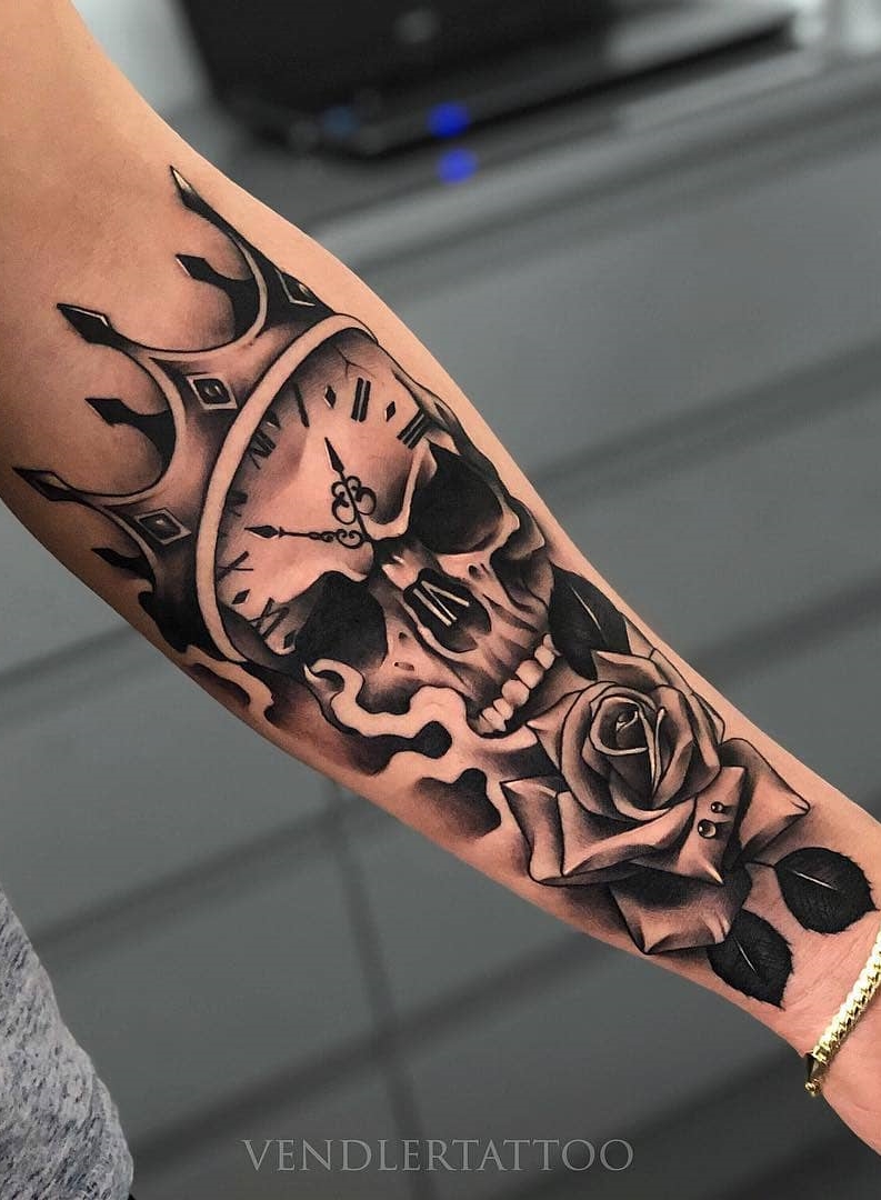 tatuaje calavera masculino 20