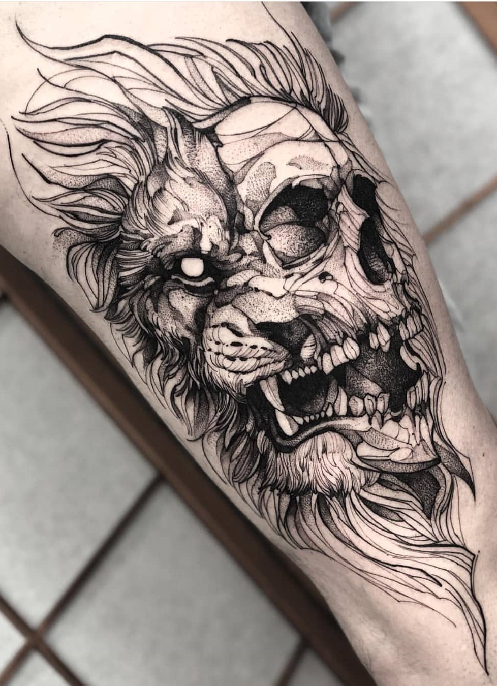 tatuaje calavera masculino 24