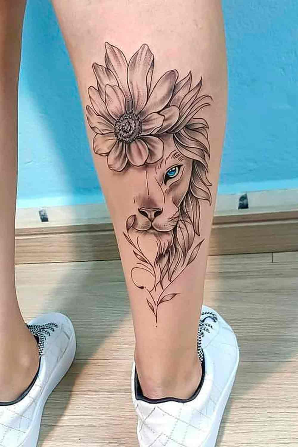 tatuaje de leon 06