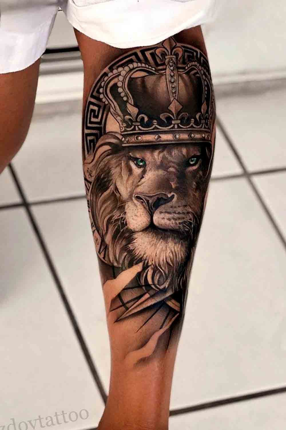 tatuaje de leon 09