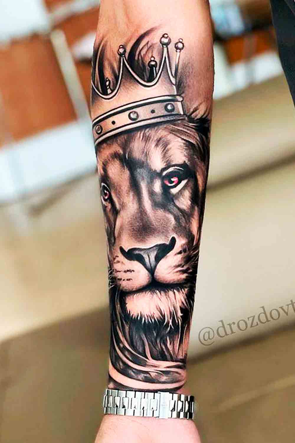 tatuaje de leon 10