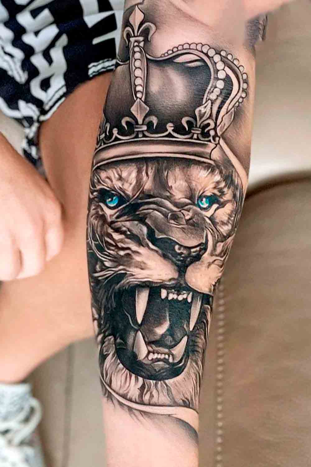 tatuaje de leon 11