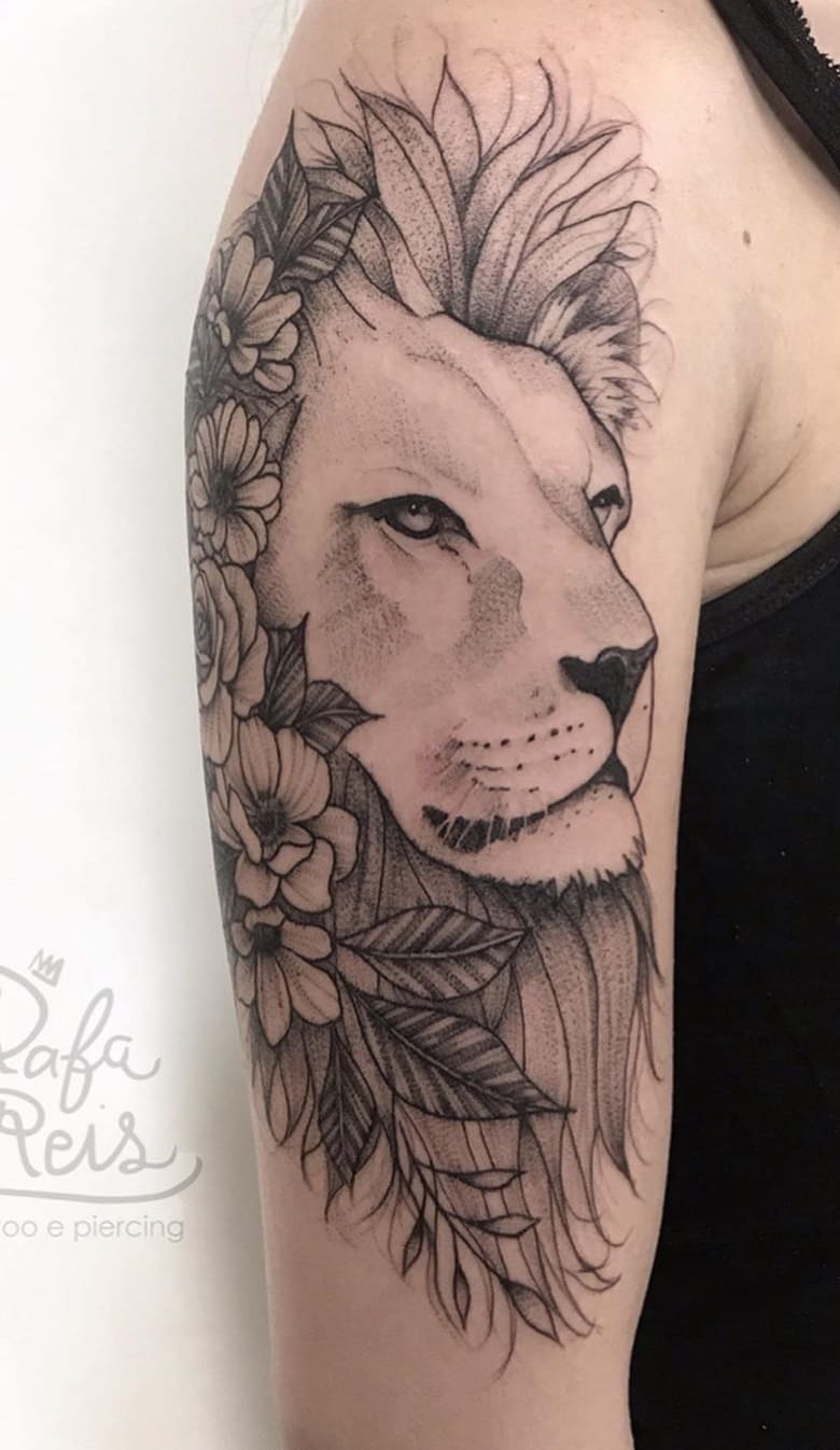 tatuaje de leon 15