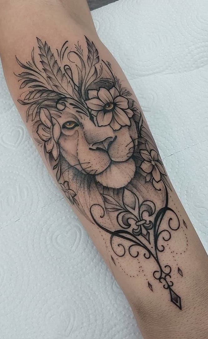 tatuaje de leon 24