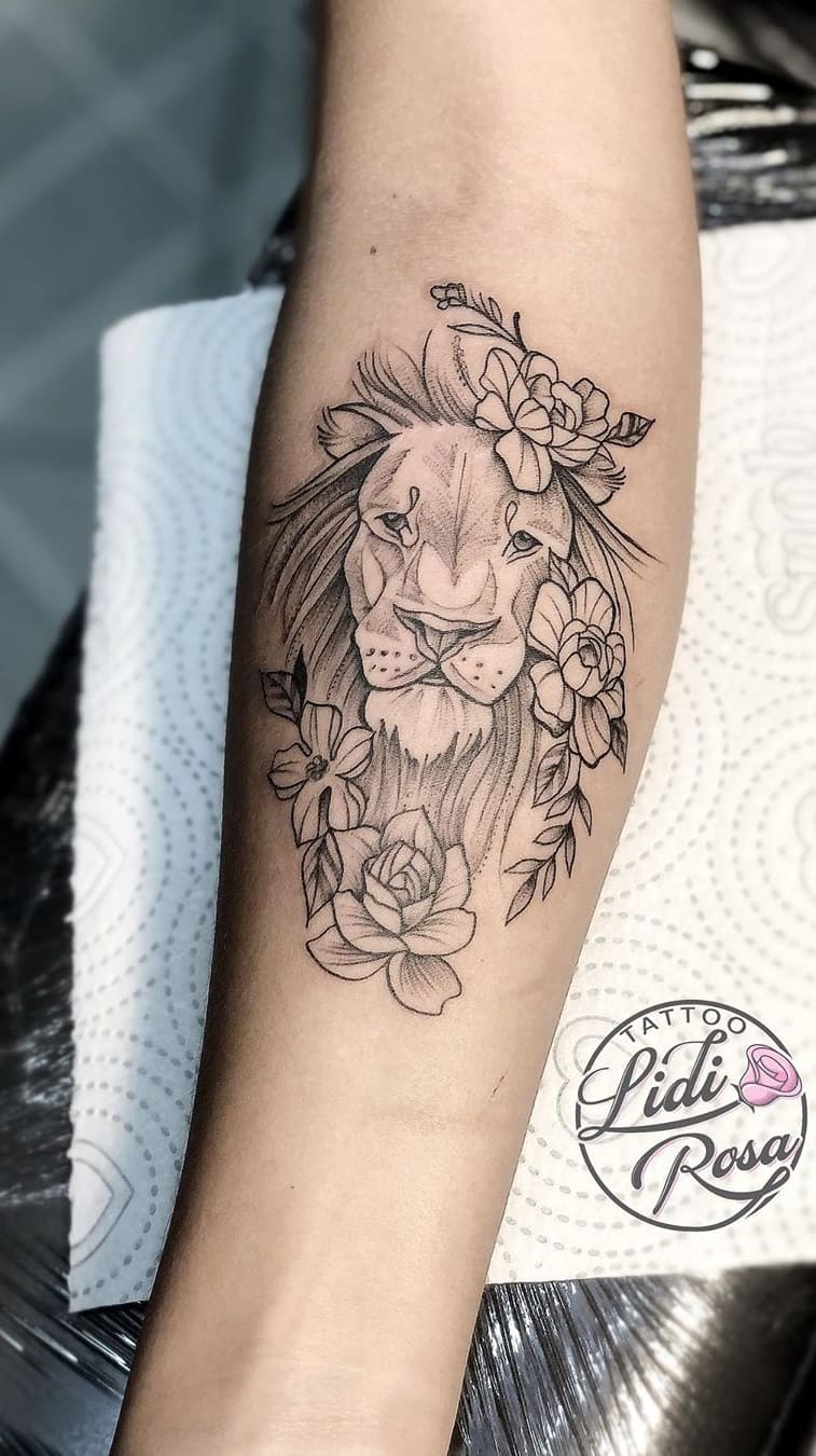 tatuaje de leon 26