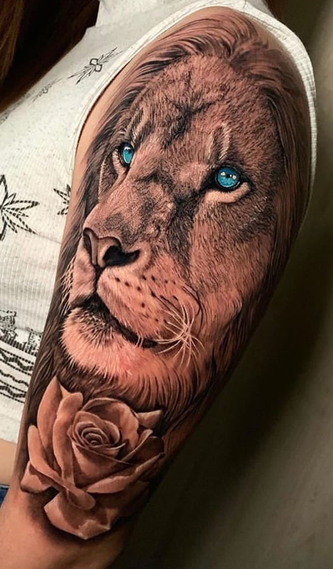 tatuaje de leon 30