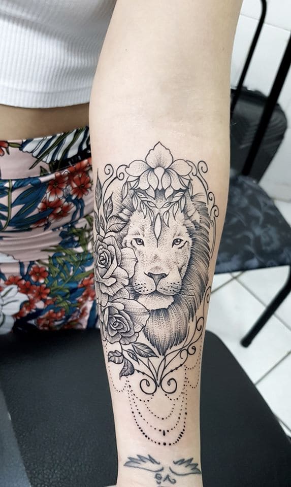 tatuaje de leon 32