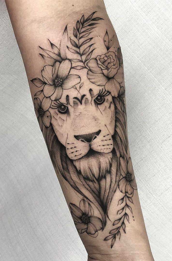 tatuaje de leon 38