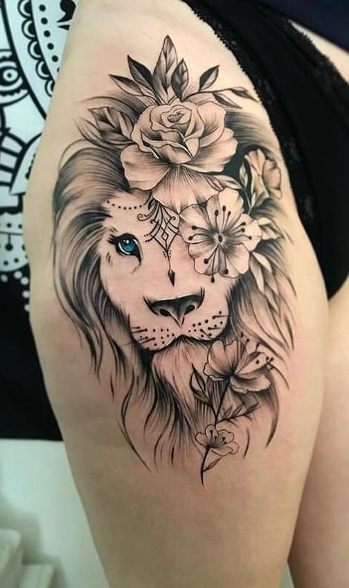 tatuaje de leon 41