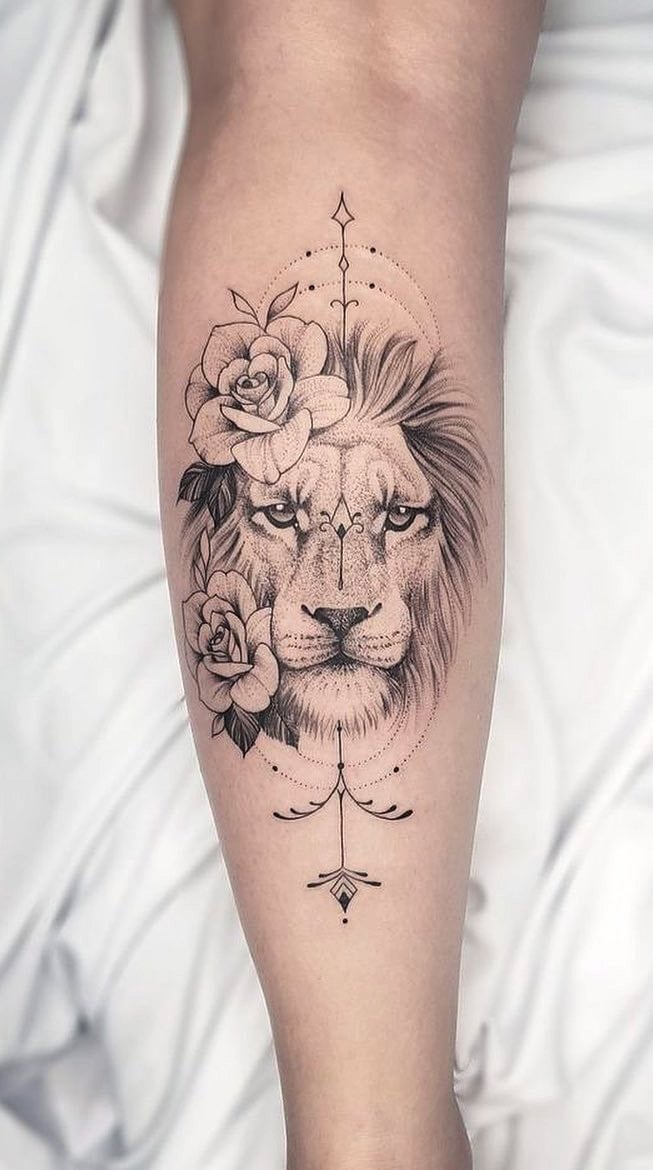 tatuaje de leon 43