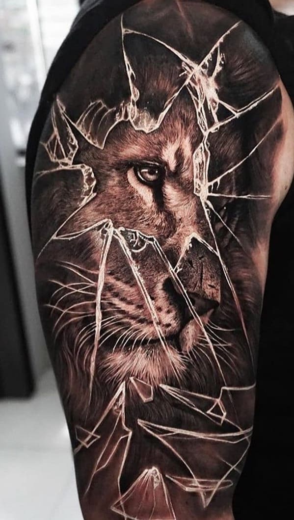 tatuaje de leon 48