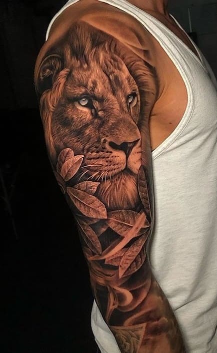 tatuaje de leon 52